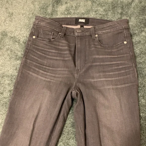 Hoxton High Rise Ankle Skinny Jeans in Gray Peaks